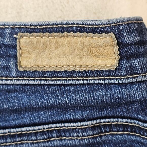 Ag Adriano Goldschmied womens 31R Ag-ed denim Blue Skinny Jeans Subtle Fading - Picture 11 of 12
